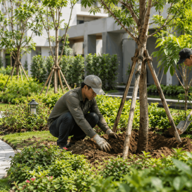 Thi Công Trồng Cây Xanh | Công Ty Hạnh Phúc Xanh