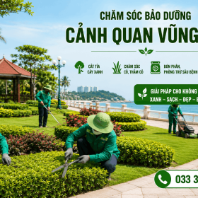 Chăm Sóc Bảo Dưỡng Cảnh Quan Vũng Tàu – Hạnh Phúc Xanh Landscape