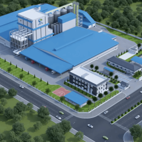 Thi Công Cảnh Quan Cây Xanh Khu Công Nghiệp Nhà Máy