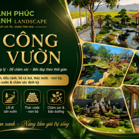 Công Ty Hạnh Phúc Xanh - Thiết Kế Sân Vườn Đẹp