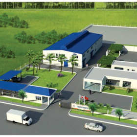 Cảnh Quan Cây Xanh Nhà Máy