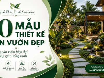 10 Mẫu Thiết Kế Sân Vườn Đẹp, Hiện Đại Được Ưa Chuộng